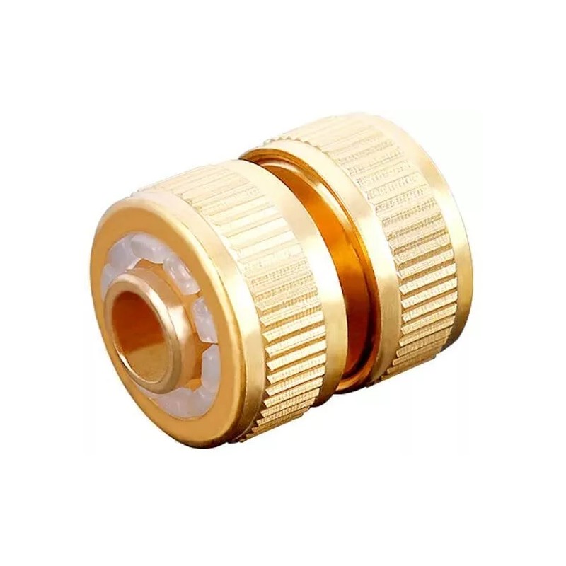 sashow 3/4" ID Hose Solid Brass Fitting Garden Tools Quick