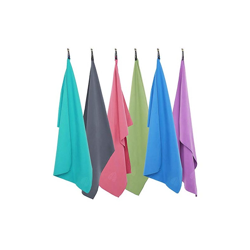 The Little Bodhi Microfibre Towel Blue 150cm x 80cm