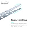 SUNDEN Stainless Steel Slanted Eyebrow Tweezer
