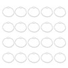 PATIKIL Open Bezels for Resin, 30 Pcs Small Alloy Hollow