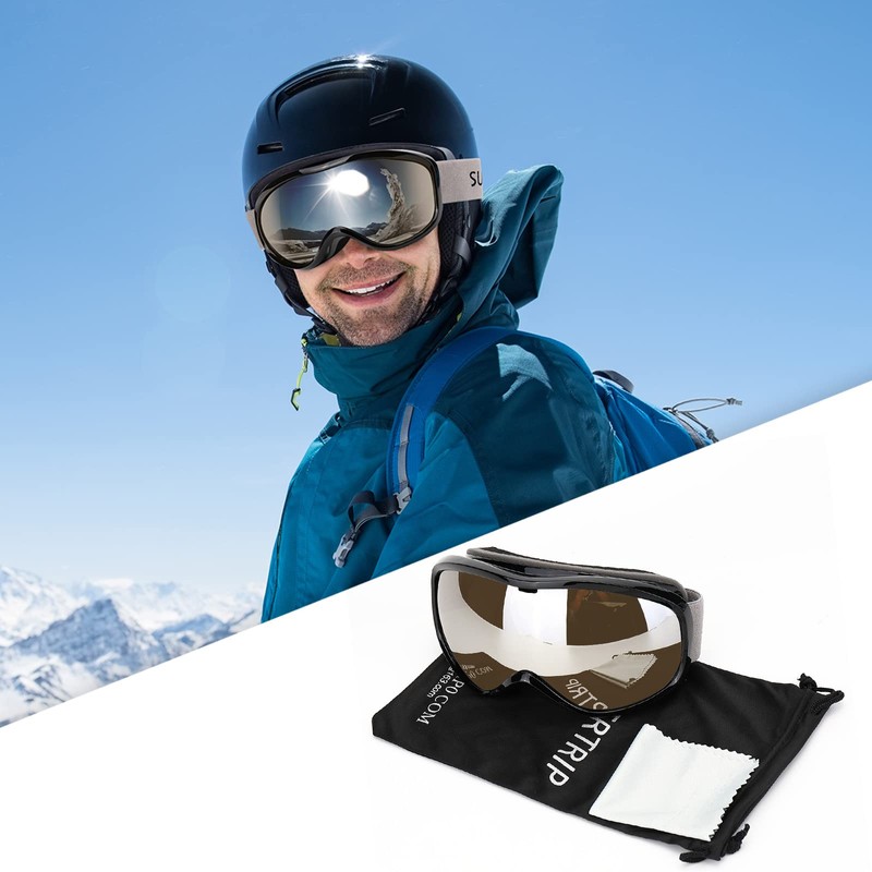 Supertrip Snow Ski Goggles Anti-Fog UV Protection Snowboard Skiing Goggles