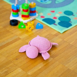 My Oma Baumwolle häkeln Cotton Pure rosé (Fb 0028)- Baumwollgarn zum Stricken + GRATIS Anleitung – 6 Knäuel Altrosa Baumwollgarn/Baumwolle rosa - 50g/125m – Nadelstärke 2,5-3,5mm