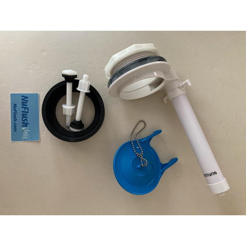 Flush Valve, NuFlush 3 inch Flapper Valve Assembly For 2-Piece