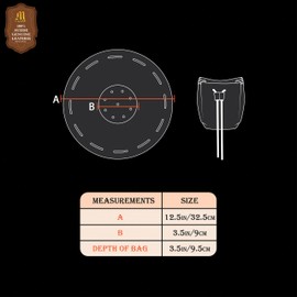 Mythrojan Medieval Jewelry Belt Pouch LARP Renaissance Waist Bag with Adjustable Strap, Suede Leather for Cosplay and Historical Reenactments - Black