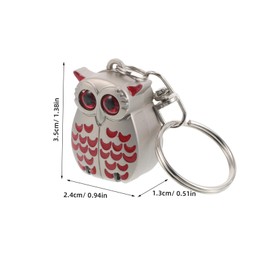 WOONEKY Mini Owl Nail Clippers Foldable Stainless Steel Keychain Clipper Portable Manicure Tool for Home Travel Compact Design with Protective Mechanism for Safe Storage