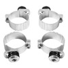 TCT-MOTORPARTS Fairing Mount Fork Clamps Clip 49mm Fits for Harley