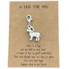 AMOBESTER Farm Animal Goat Clip on Charms for Bracelet Necklace