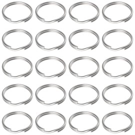 Uniclife 100 Pack 15mm Mini Split Jump Ring with Double Loops Small Metal Rings Connectors for Jewelry Necklaces Bracelets Earrings Crafts Ornaments and DIY Arts