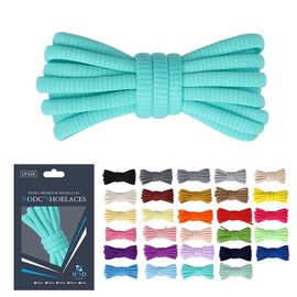 NODC Shoelaces, Oval Shoelaces, O Shoelaces, Oval Shoelaces, 47.2 inches (120 cm), 55.1 inches (140 cm), 63.0 inches (160 cm), Oval Shape, Plain, jade