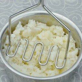 Lecute Machacador Pisa Papas Prensador Pure Acero Inoxidable Prensa