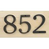 Distinctions 843242 4" Flush Mount Bronze House Number 2, 1
