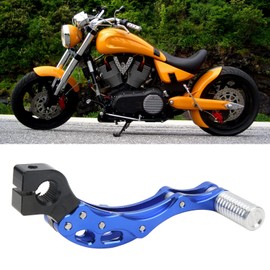 Acouto Kick Starter Kickstarter Lever Motorcycle Kick Start Lever Kick Starter Start Lever High Strength Aluminum Alloy Universal Accessory for Motorcycle Scooter(Blue)
