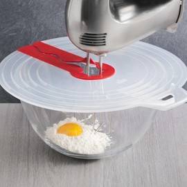 Leapiture Splatter Cooking Guard Mixing Bowl Splatter Guard Mixer Splash Guard Attachment Mixing Bowl Splatter Screen Baking Splash Guard Cover for Egg Bowl Whisks