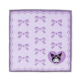 Sanrio 300012 Petite Towel, Antibacterial and Odor Resistant, Kuromi Character, 9.8 x 0.2 x 9.8 inches (25 x 0.5 x 25 cm)
