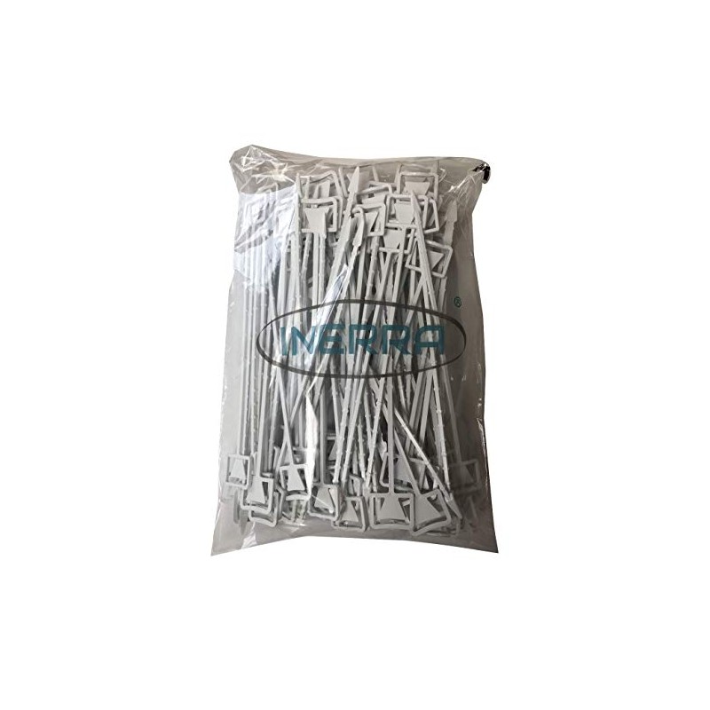 INERRA Card Holders - White Cardettes with Spike for Flower