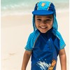 Playshoes Boy's UV Sun Protection Surfing Mouse Swim Cap, Blue