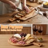 2 Pack Acacia Wood Cutting Board with Handle – 2
