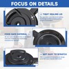 500 Series Outer Bowl Lid and Paddle for Deluxe Ice