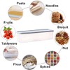 DUOHERESHUI 2 Pieces Plastic Pasta Box Noodle Storage, Spaghetti Noodle