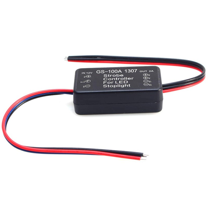 Fahrzeug Auto GS-100A 1307 LED-Brems-Bremslicht-Blitzmodul-Controller mit Einfacher Installation Verhindert Heckkollision