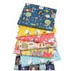 QiMicody Fat Quarters Fabric Bundles, 7 Pcs 100% Cotton 19.69”