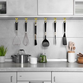 Grtard 8 Pack Magnetic Hooks Heavy Duty, 35LBS Neodymium Magnet Hooks for Cruise Cabin, Strong Magnetic Hooks for Hanging, Magnets with Hooks for Home, Kitchen, Workplace, Bathroom(Yellow)