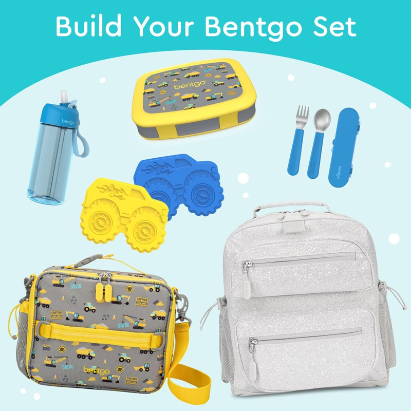 Bentgo Kids Prints Leak-Proof, 5-Compartment Bento-Style Kids Lunch Box -