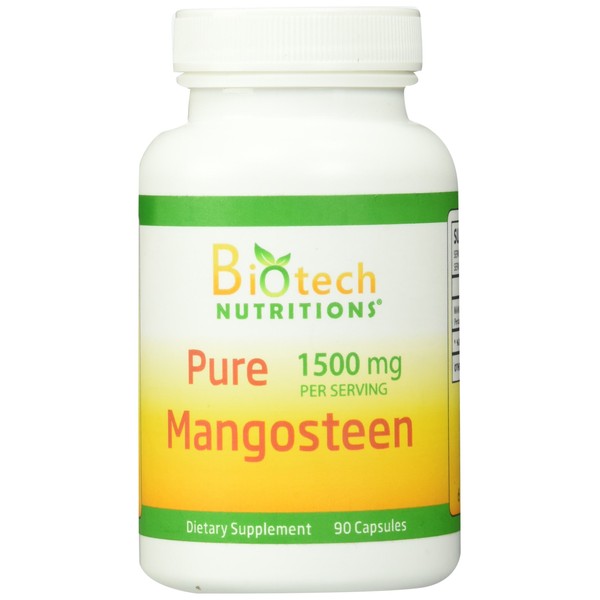 Biotech Nutritions Pure Mangosteen Capsules, 90 Count