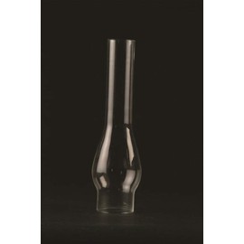 Clear Glass Rayo Lamp Chimney, Replacement Hurricane Globe Measures 2 5/8 Inch Diameter Base x 12 Inches High for Oil or Kerosene Lanterns