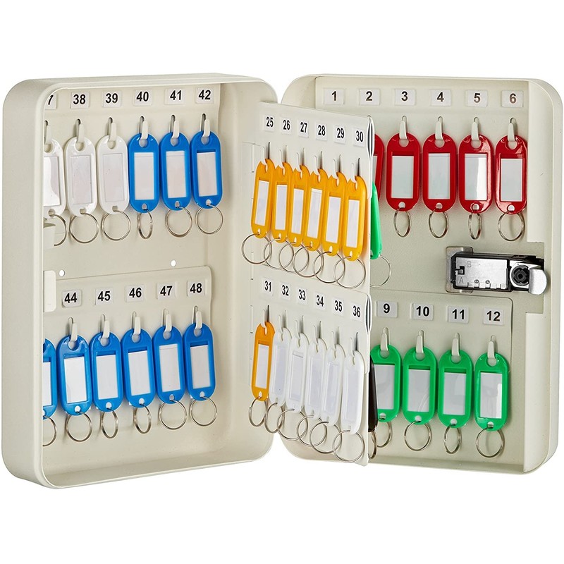Key Storage Metal Lock Cabinet with Keys Security Locked Safe