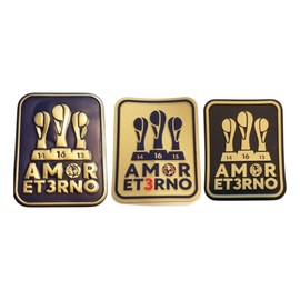 3 Parches América Tricampeon 2025 Amor EternO