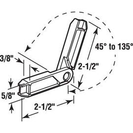 CRL Adjustable Screen Frame Corner - 20 pack