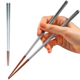 FlaColle [Sky Blue Chopsticks Sora-Irohashi] Chopsticks 9.1 inches (23 cm), Dishwasher Safe, Non-Slip, Stylish, Made in Japan, Chic Gradation, Present (Winter Sky)