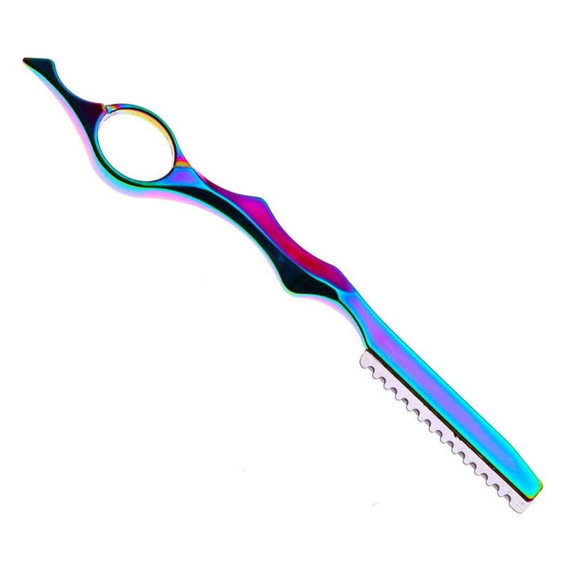 Professional Hair Styling Thinning Texturizing Cutting Feather Razor + 10