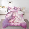 Erosebridal Queen Size Japanese Anime Comforter Set for Kids, Anime