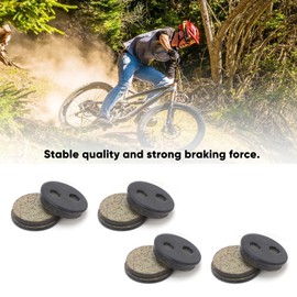 CYSFETENA 4 Pairs Bicycle Brake Pads, Resin Semi-Metal Bicycle Disc Brake Pads, Brake Pads Bicycle Disc Brake Discs Brake Pad for BB5 M446 Bicycle Accessories