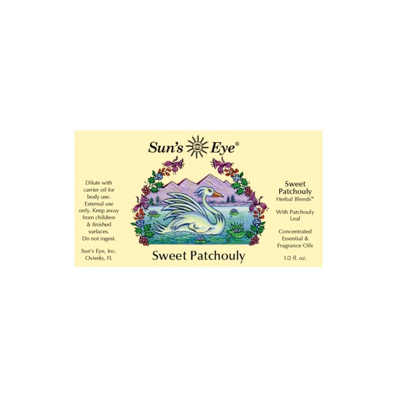 Sun's Eye Sweet Patchouly Oil, 0.5 Fl Oz (Pack of
