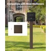 VEVOR Mailbox Post, 43 x 4 x 4 Inches, Steel