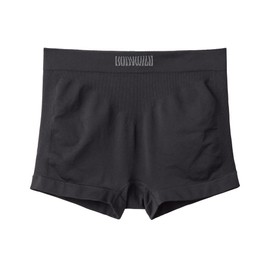 Gunze BODYWILD Women's Boxer Shorts, 3D Shaped, Stretchable Material, Fits Body Movement, Black