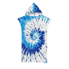 LOMTRATS Quick Dry Surf Poncho Changing Towel Robe Hoodie for Adults Men Women,Microfiber Swimming Beach Surfing Diving Home Hot Springs Bathing Parka