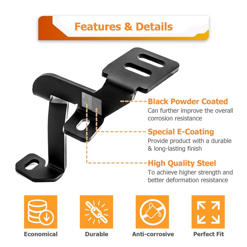 WeiSen Ditch Light Brackets Compatible with F150 Raptor 3rd 2021-2024
