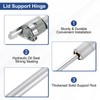 sourcing map 4Pcs Lid Support Hinges, 6 Inch 30N Gas
