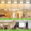hykolity 10 inch Flush Mount LED Ceiling Light Fixture, 17W