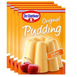 Dr. Oetker Pudding Sahne Geschmack 4 Pack (Cream Flavor)