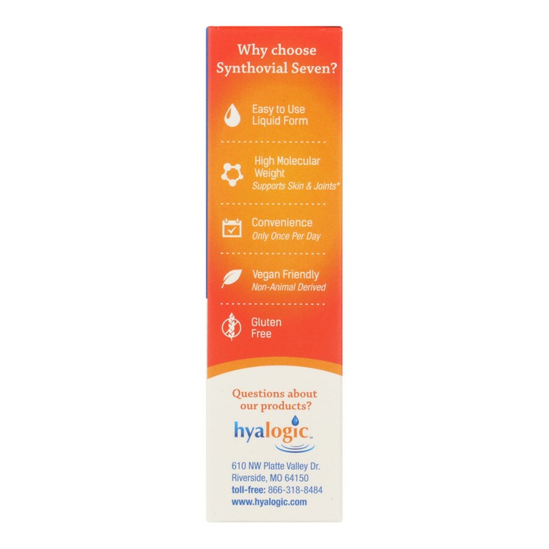 Hyalogic Synthovial 7 Hyaluronic Acid - 1 Ounce