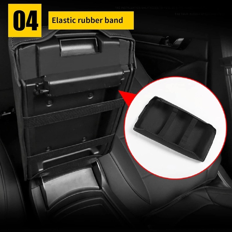 YORKNEIC Central Storage Box Armrest Cover Pad For Mazda 3