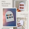 Press On Nails Packaging Kit Holographic Display Cards Storage Bag