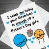 RED OCEAN Funny Fathers Day Cards for Grandad, Grandad Father's