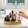 PANDAWOOD 12 Inch Bamboo Lazy Susan Organizer - Large Lazy
