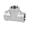 3 Way Pipe Fitting, Stainless Steel Tee Connector with 3/4"
